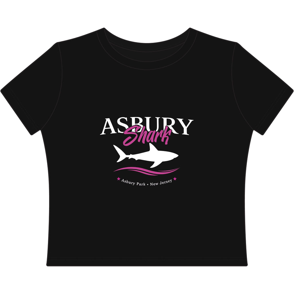 Asbury Shark Crop Top - Pink Tide