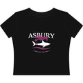 Asbury Shark Crop Top - Pink Tide