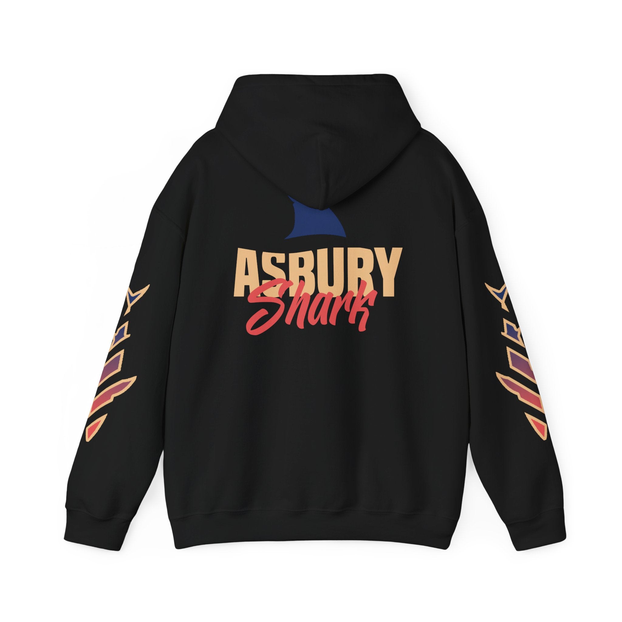 Asbury Shark Hooded Pullover Sweatshirt - Classic