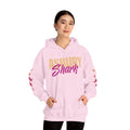 Asbury Shark Hooded Pullover Sweatshirt - Classic Pink-Tide