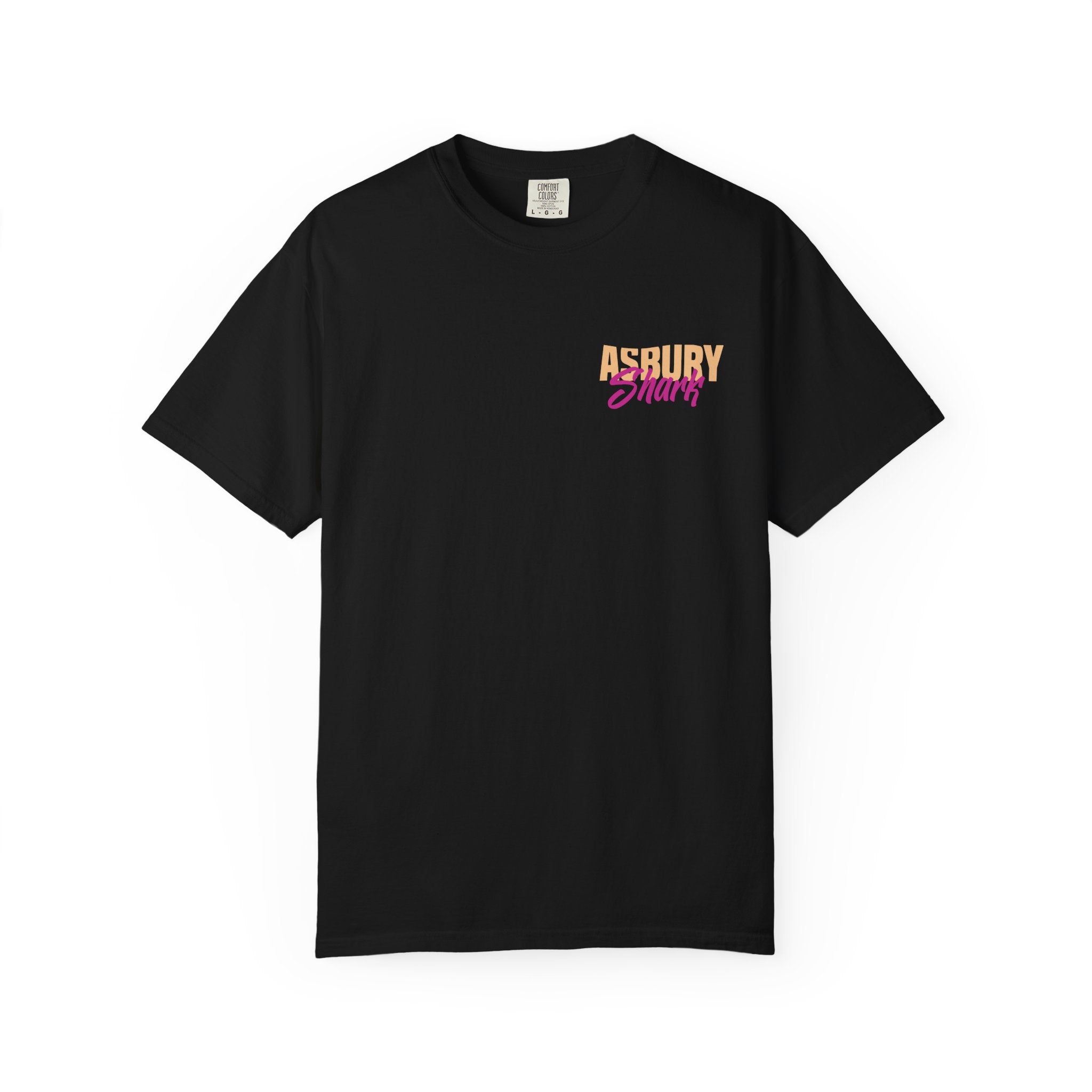 Asbury Shark Tee - Classic Back Pink Tide