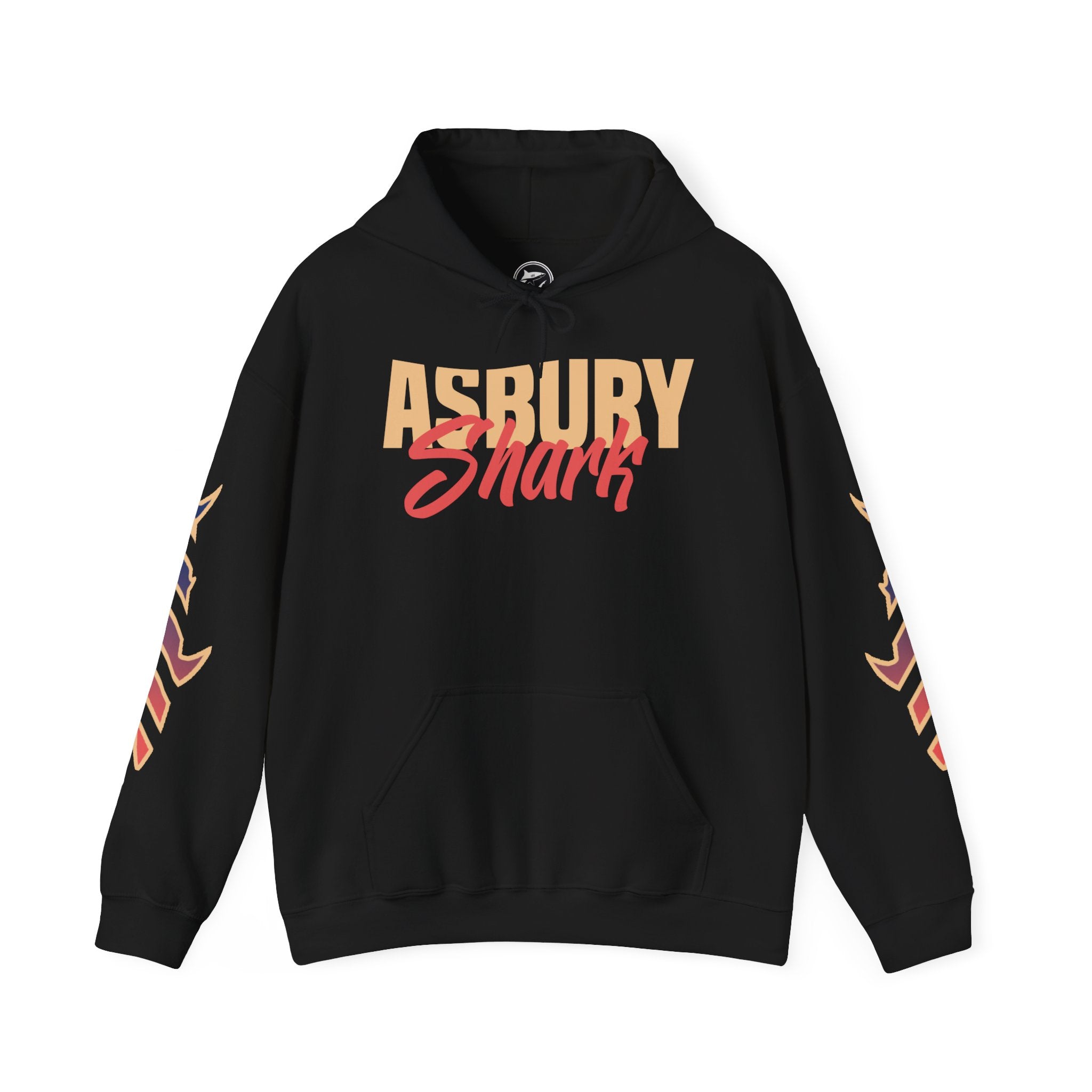 Asbury Shark Hooded Pullover Sweatshirt - Classic