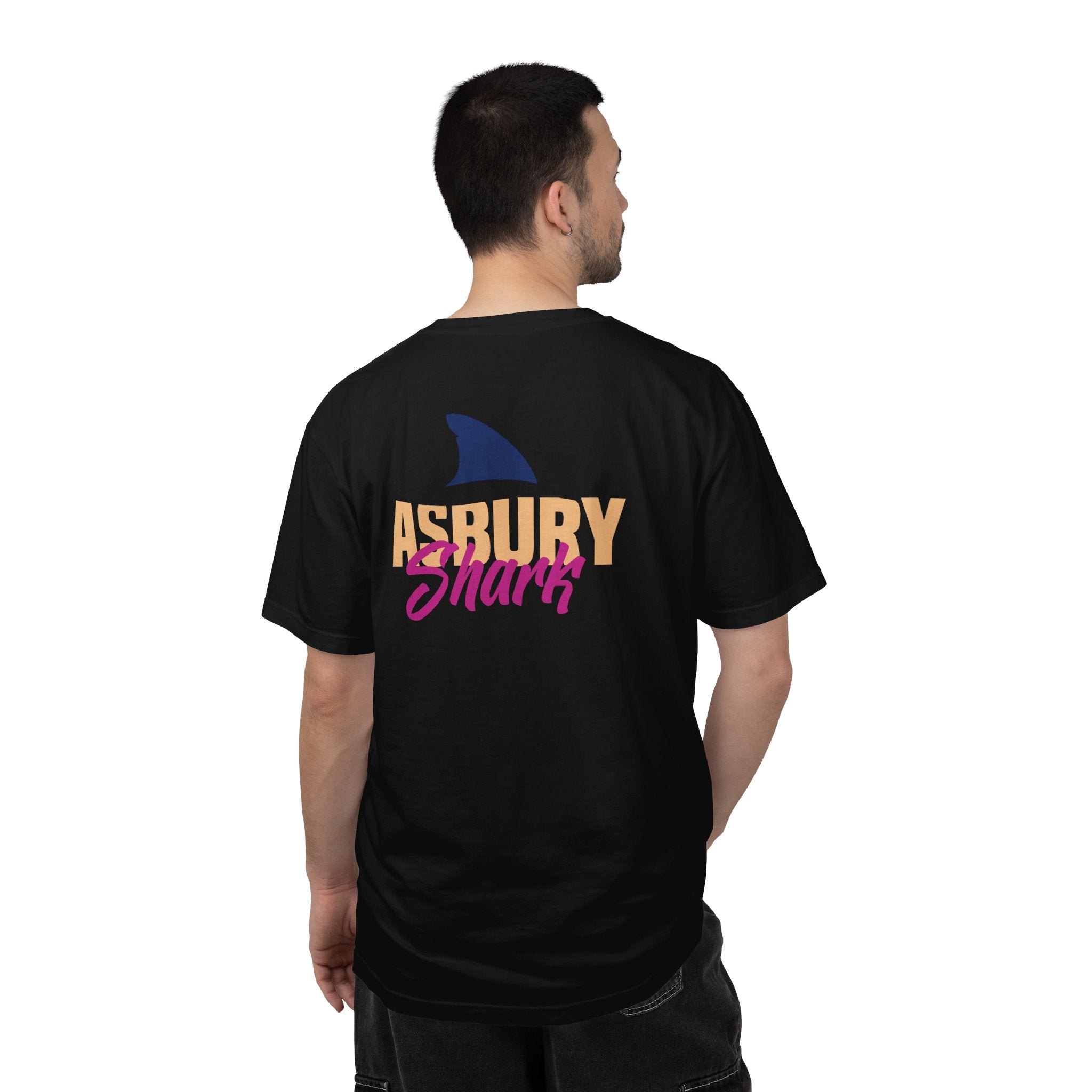 Asbury Shark Tee - Classic Back Pink Tide