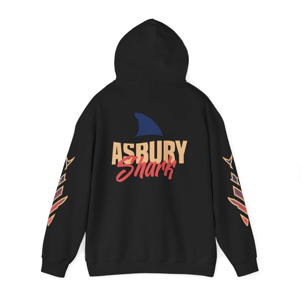 Asbury Shark Hooded Pullover Sweatshirt - Classic
