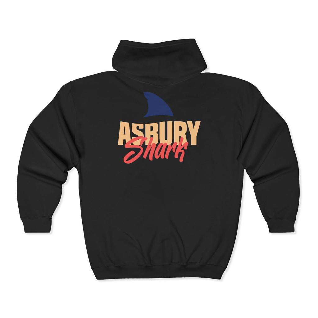 Asbury Shark Zip Hoodie – Classic